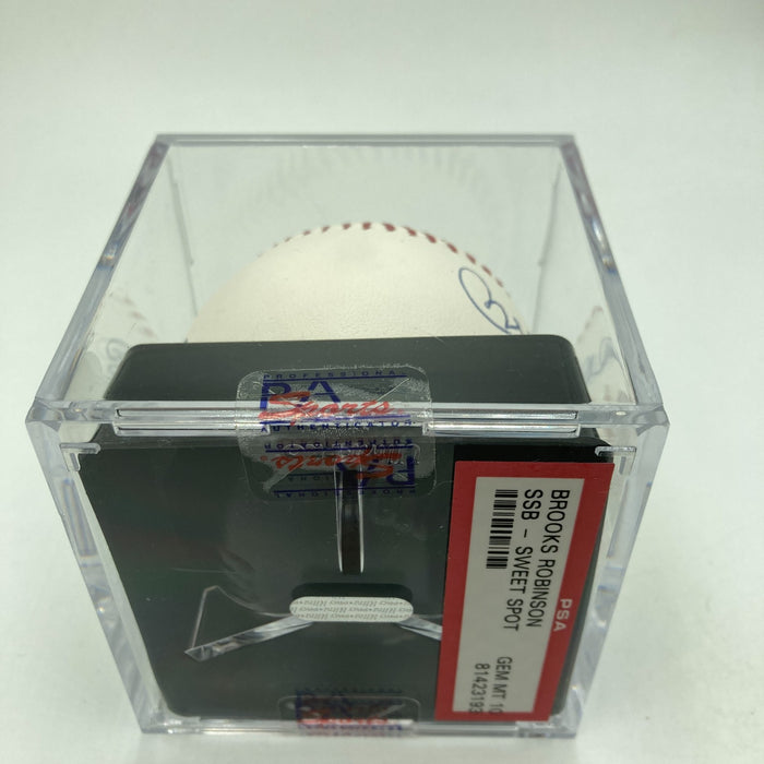 Brooks Robinson Signed Major League Baseball PSA DNA Graded 10 GEM MINT