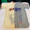 1951 Shot Heard Round The World Giants Dodgers Signed Jersey Willie Mays Steiner