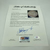 Willie Mays Bobby Thomson Branca Shot Heard 'Round World Signed Baseball PSA DNA