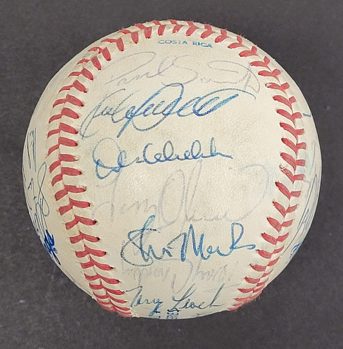1991 Minnesota Twins World Series Champs Team Signed W.S. Baseball Beckett COA