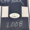 Reggie Jackson Signed Heavily Inscribed STATS New York Yankees Jersey JSA