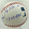 Orlando Cepeda Signed Heavily Inscribed Stat Baseball MLB AUTHENTICATED