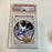 1992 Upper Deck Willie Mays Baseball Heroes Signed Baseball Card PSA DNA