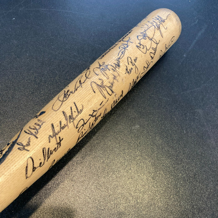 1996 Philadelphia Phillies Team Signed Game Model Baseball Bat Curt Schilling