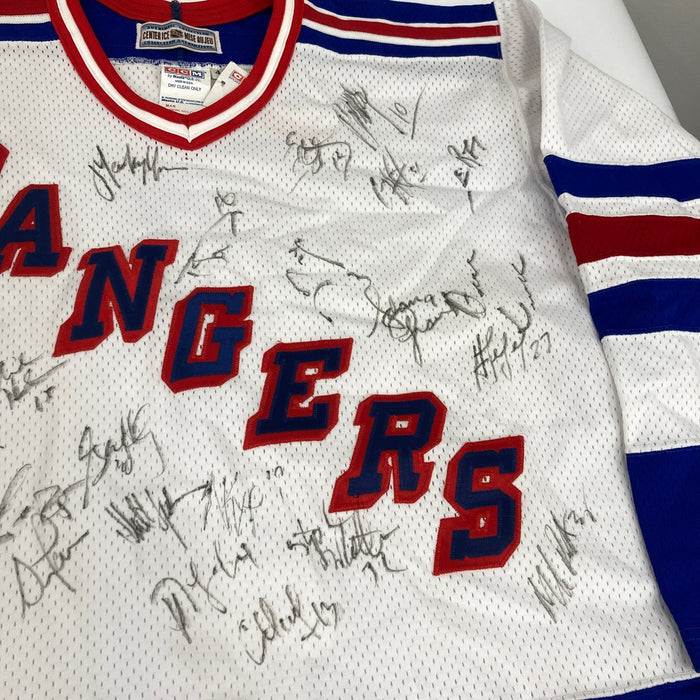 1994–95 New York Rangers Team Signed Authentic Jersey JSA COA