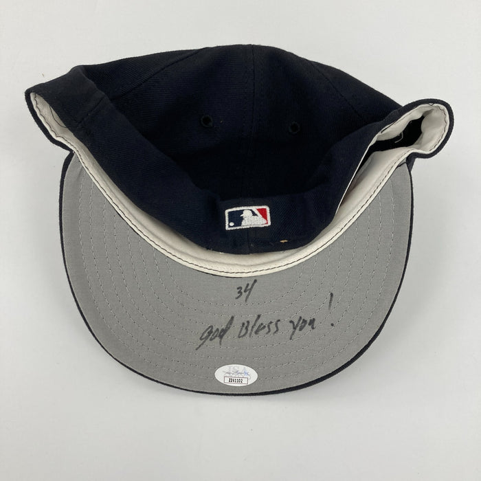 David Ortiz Boston Red Sox Debut Game Used Signed Hat JSA COA First Game Red Sox