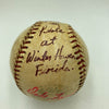 Dale Ford Umpire First Major League Game Signed Game Used Baseball JSA COA