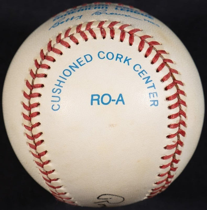 President Ronald Reagan Single Signed Baseball PSA DNA COA & White House Letter