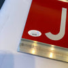 Jim Bunning Signed 6x30 Street Sign Jim Bunning BLVD JSA COA