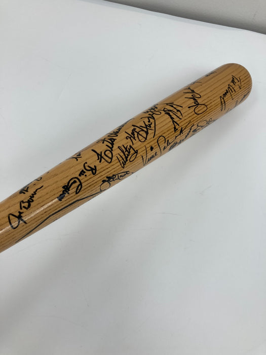 1985 St Louis Cardinals NL Champs Team Signed World Series Baseball Bat Beckett