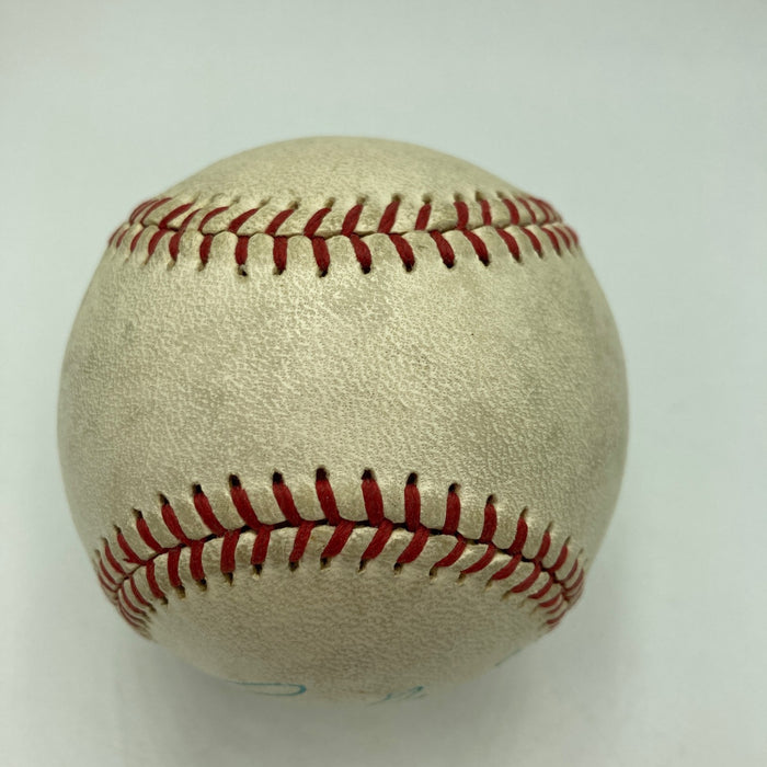 Roger Maris Playing Days Single Signed 1961 American League Baseball Beckett COA