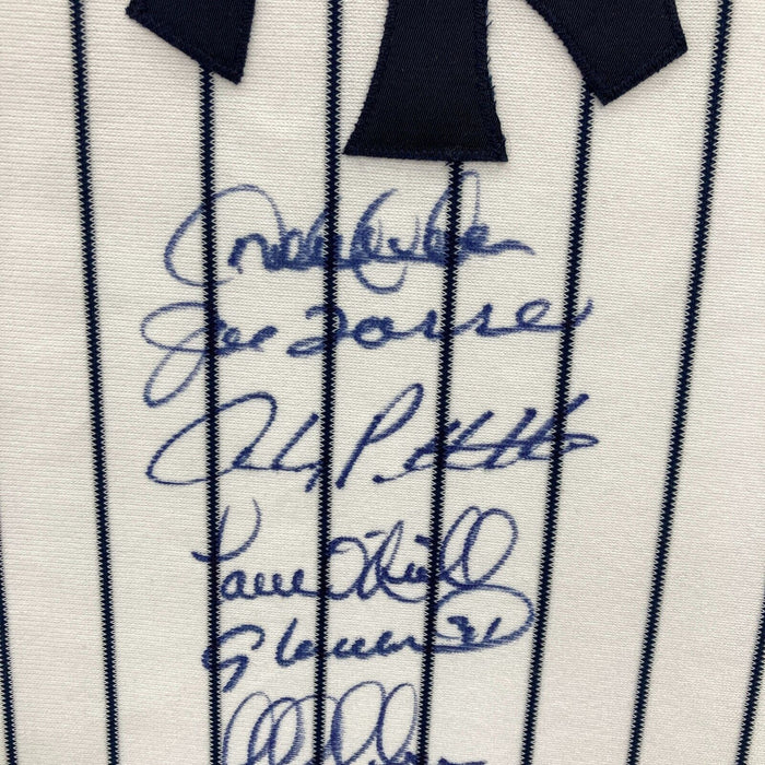 2000 New York Yankees World Series Champs Team Signed Jersey Derek Jeter JSA COA