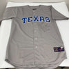 Ivan Rodriguez Signed Heavily Inscribed STATS Texas Rangers Jersey JSA COA