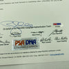 Hugh Duffy Single Signed 1940's American League Baseball PSA DNA COA