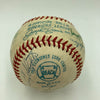 Mickey Mantle Joe Dimaggio Mrs. Babe Ruth Mrs. Lou Gehrig Signed Baseball PSA