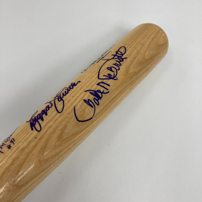 Beautiful St. Louis Cardinals Hall Of Fame Multi Signed 1992 Centennial Bat JSA