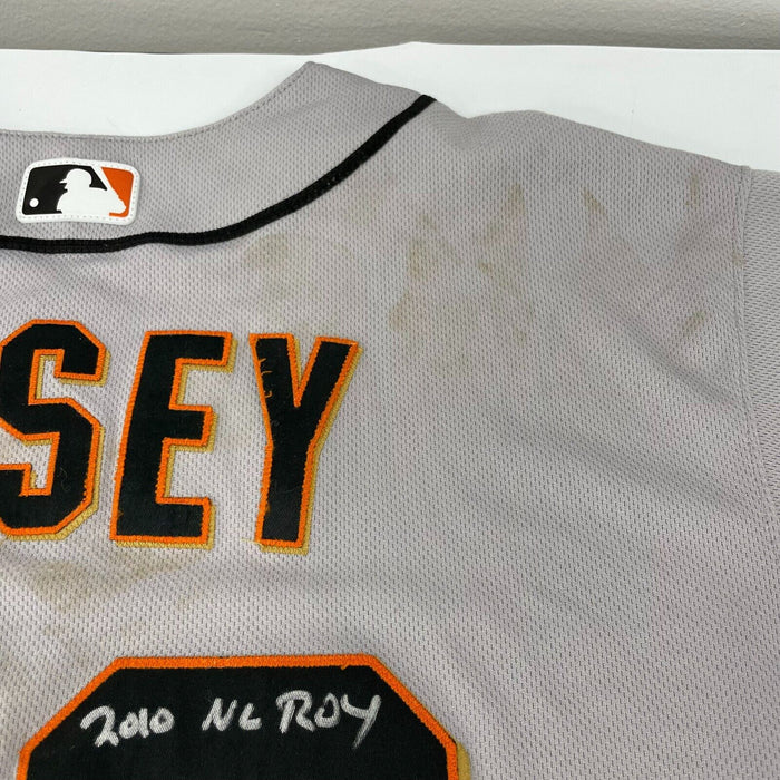 Buster Posey Photo Matched Signed 2017 Game Used San Francisco Giants Jersey