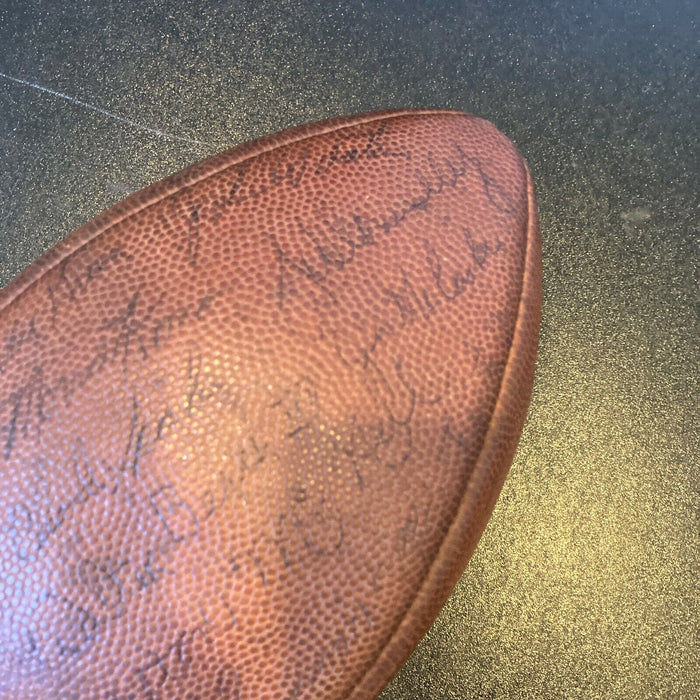 1960's Cleveland Browns Team Signed Game Used The Duke Football With Jim Brown