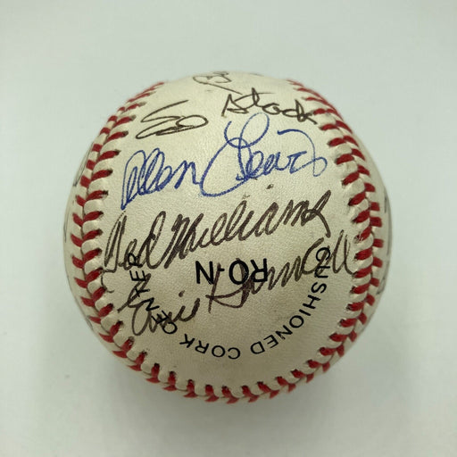 1992 Hall Of Fame Veterans Committee Signed Baseball Ted Williams JSA COA