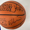 1997-98 Chicago Bulls NBA Champs Team Signed Game Basketball The Last Dance JSA