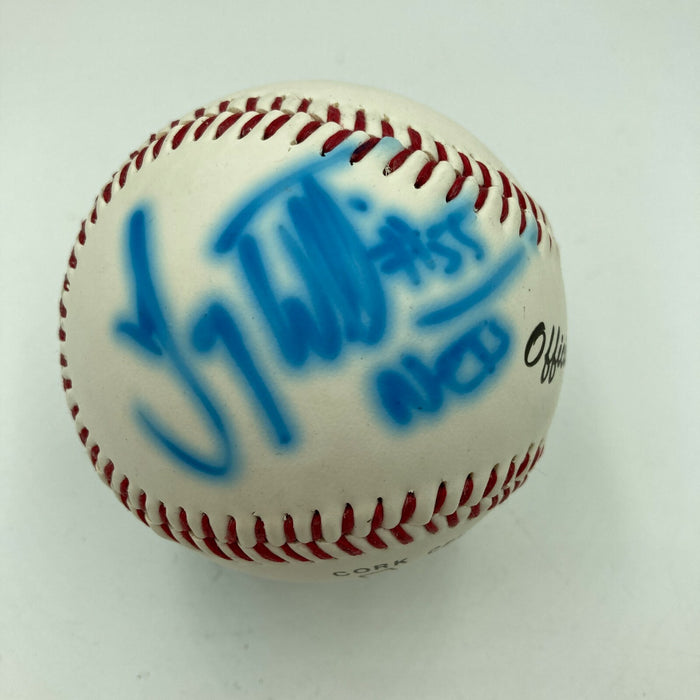 Jayson Williams NJ Nets Signed Autographed Baseball With JSA COA NBA