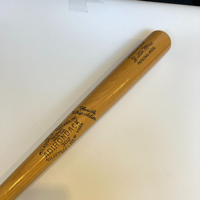 Willie Mays Signed Adirondack Game Model Baseball Bat With JSA COA