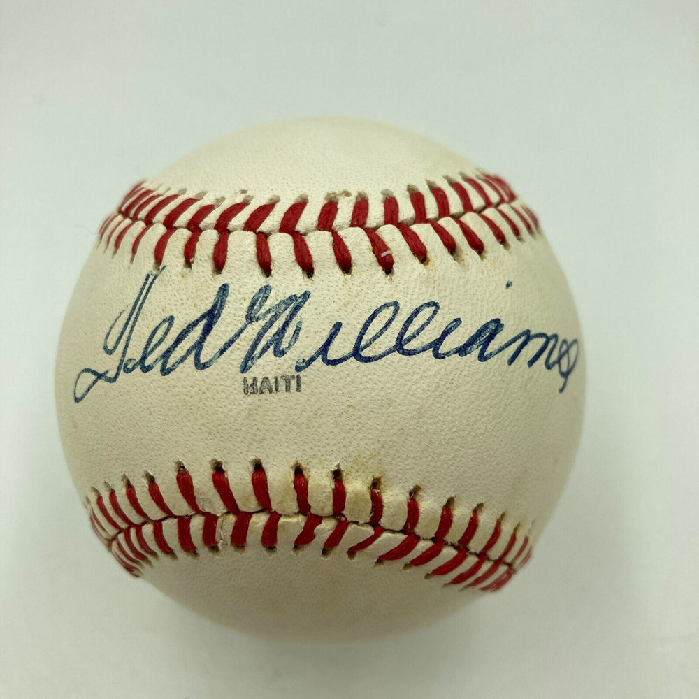 Ted Williams Signed Official 1983 All Star Game Signed Baseball JSA COA