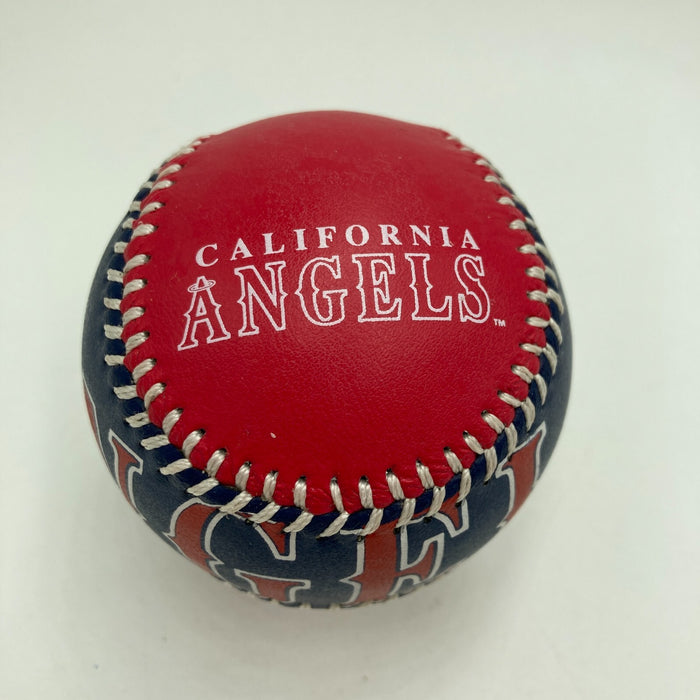 Nolan Ryan "7 No Hitters" Signed California Angels Spinneybeck Baseball JSA COA