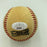 Satchel Paige Signed Official League Baseball Displays As Single Signed JSA COA