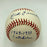 Rick Ferrell Signed Heavily Inscribed American League Baseball JSA COA