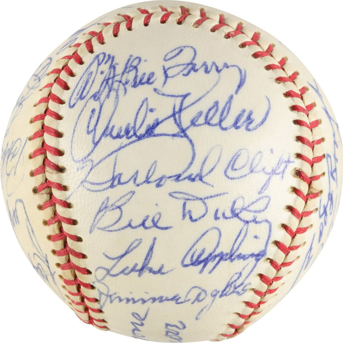 Joe Dimaggio Pie Traynor George Weiss HOF Multi Signed Baseball SGC COA