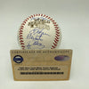 1986 New York Mets World Series Champs Team Signed W.S. Baseball Steiner & MLB