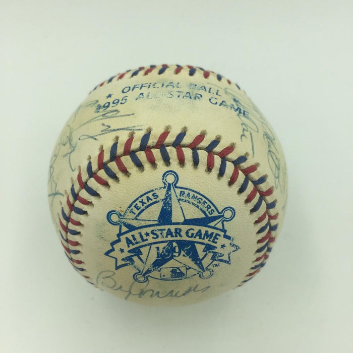 1995 All Star Game Team Signed Baseball Kirby Puckett Cal Ripken Jr SGC COA