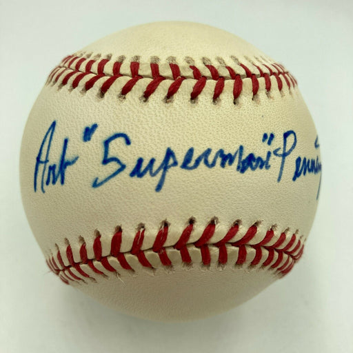 Art Superman Pennington Signed Major League Baseball Negro League Legend JSA