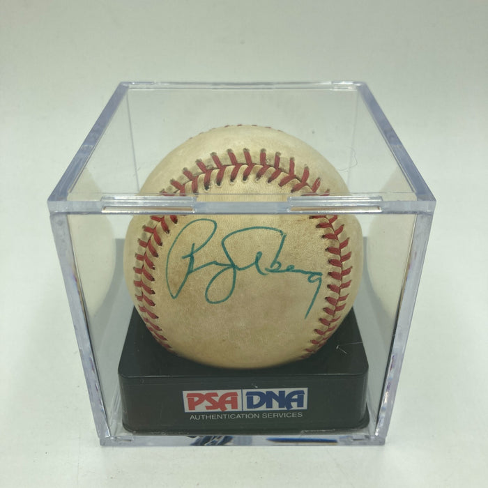 Ryne Sandberg Rookie Signed Official National League Feeney Baseball PSA DNA
