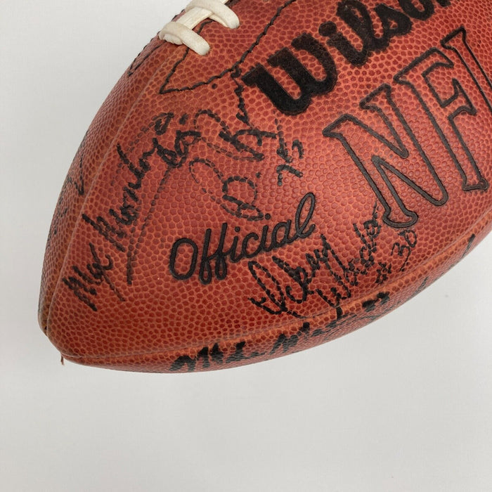 1987 Cincinnati Bengals Team Signed Wilson NFL Football
