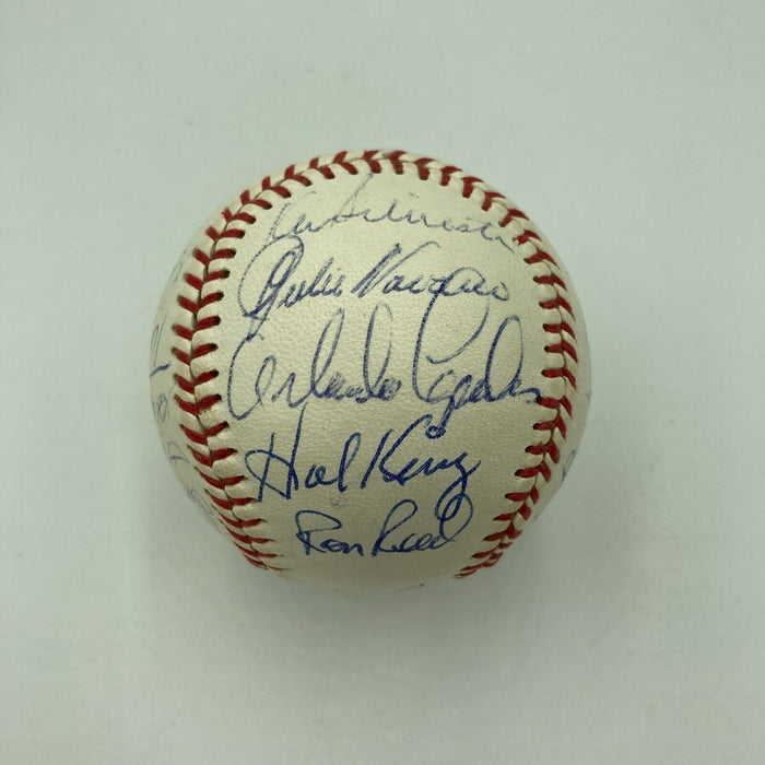 Hank Aaron 1970 Atlanta Braves Team Signed Baseball 22 Signatures PSA DNA COA