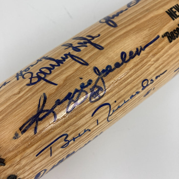 New York Yankees Legends Team Of The Century Multi Signed Baseball Bat JSA COA
