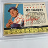 1961 Post Cereal #168 Gil Hodges Signed Card Auto PSA DNA The Only One Known 1/1