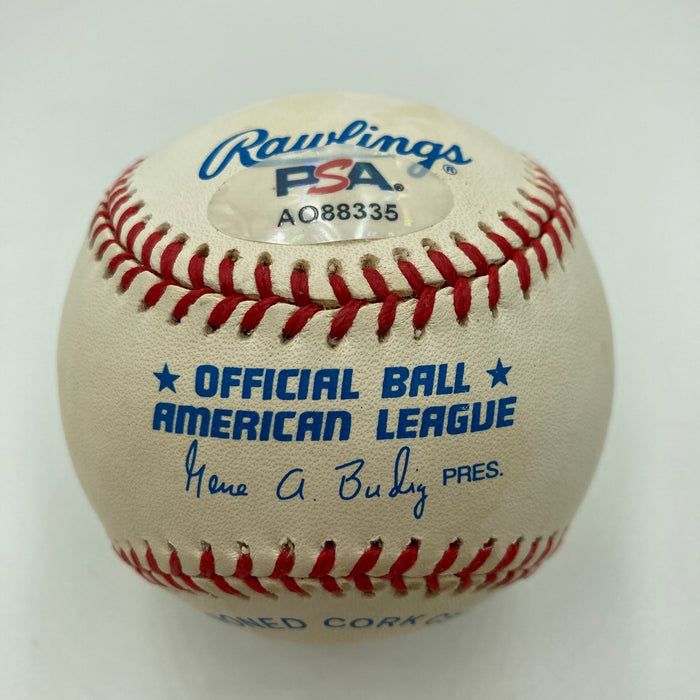 Ken Griffey Jr. & Alex Rodriguez Signed American League Baseball PSA DNA