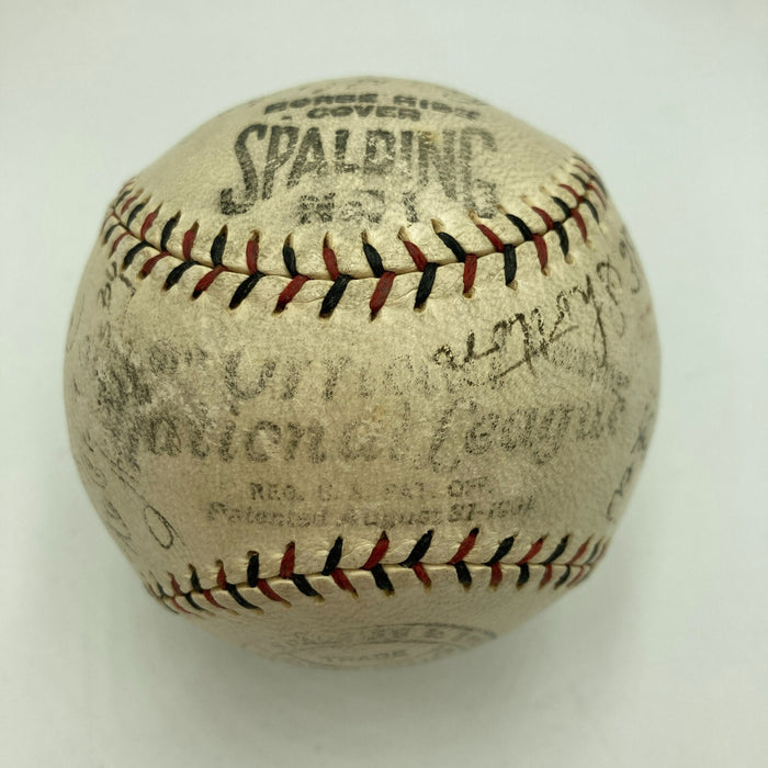 1924 St. Louis Cardinals Team Signed Baseball Rogers Hornsby Bottomley JSA COA