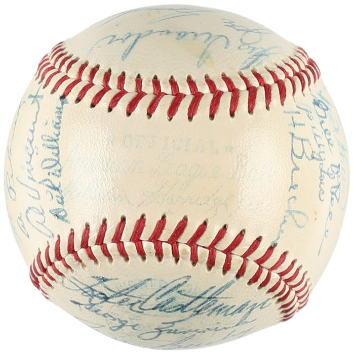Beautiful 1958 Baltimore Orioles Team Signed American League Baseball  JSA COA