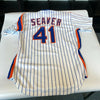 Tom Seaver Signed Authentic Game Issued 1990 New York Mets Jersey Auto JSA COA