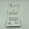 Duke Snider Signed Heavily Inscribed Career STAT Baseball Reggie Jackson COA