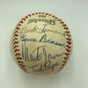 Mrs. Babe Ruth & Mrs. Lou Gehrig Signed Baseball With Satchel Paige PSA DNA COA