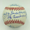 Yogi Berra & Whitey Ford 1950's Yankees Greats Signed Baseball 18 Sigs PSA DNA