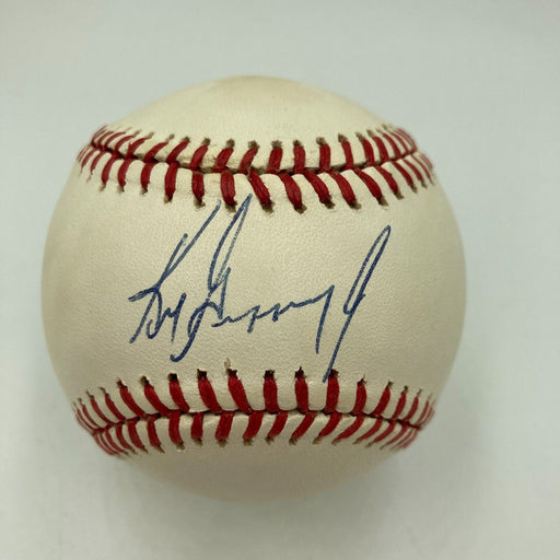 Ken Griffey Jr. 1989 Rookie Signed Official American League Baseball JSA COA