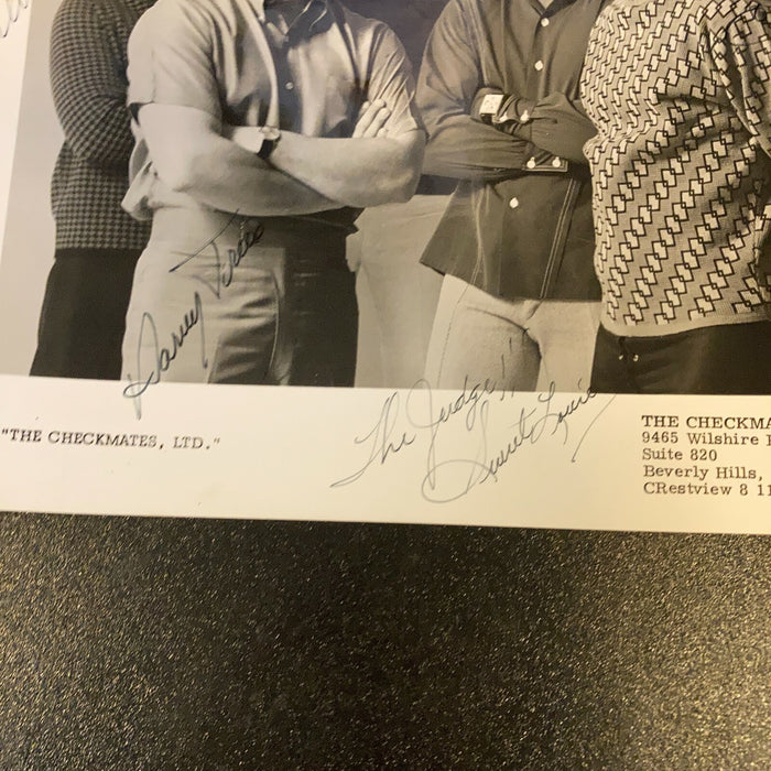 Checkmates Ltd. Band Signed Autographed Vintage Photo 5 Sigs With JSA COA