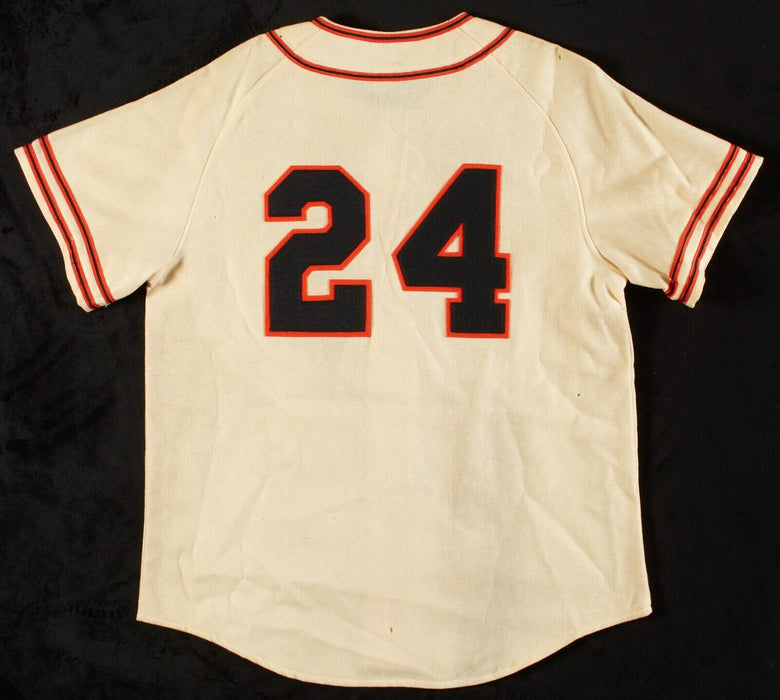 Willie Mays Signed Minneapolis Millers Minor League Jersey Beckett COA RARE