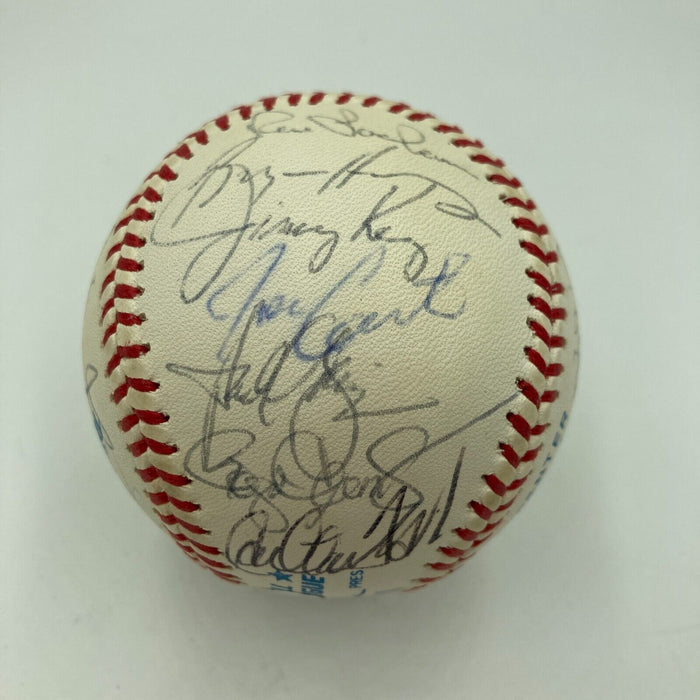Ken Griffey Jr Kirby Puckett Cal Ripken 1991 All Star Game Signed Baseball JSA